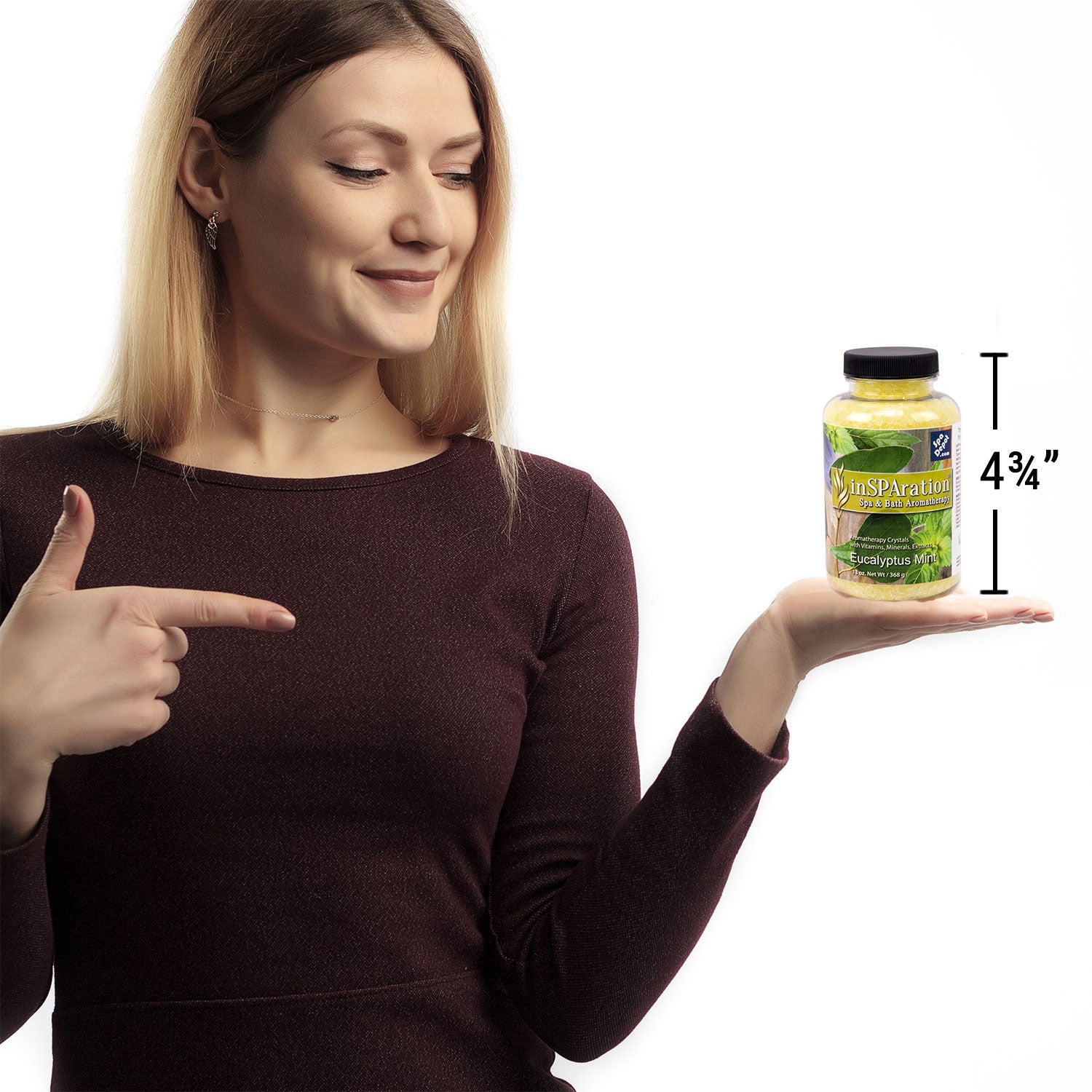 inSPAration Spa & Bath Aromatherapy Crystals 13 oz - Eucalyptus