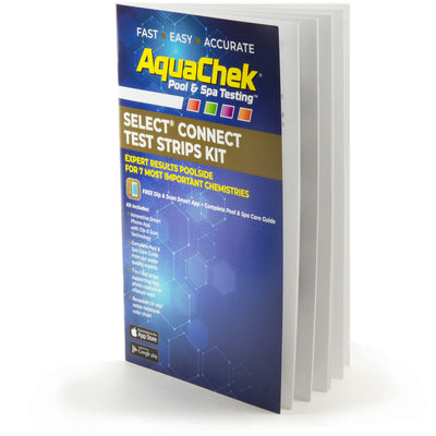 AquaChek Select Connect 7-in-1 Test Strips Kit booklet